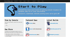 Desktop Screenshot of consoleemu.com
